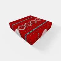 Southwest Mesas Red and Turquoise Coaster Set