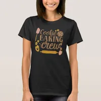 Cookie Baking Crew Utensils Christmas T-Shirt