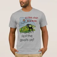 Funny Cartoon Goat Shirt Bella Canvas Fitted