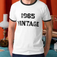 Custom Vintage Year of Birth Funny T-Shirt