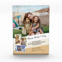 Happy Mothers Day Modern Photo Collage Display