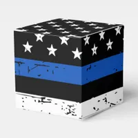 Police Graduation Law Enforcement Thin Blue Line Favor Boxes
