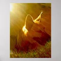 Shine On Me German Shepherd #1 Poster