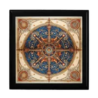 Steampunk Tarot Star Pattern#2 ID1081 Gift Box