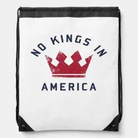 No Kings In America Anti Fascism USA Classic Drawstring Bag