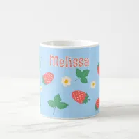 Mini Strawberry Blossom Personalized Mug