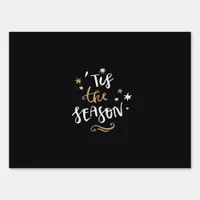 Tis The Season Classic Aesthetic Style Sign