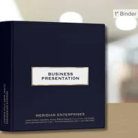 Simple Professional Business Presentation Binder