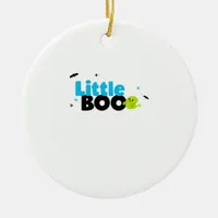 Little Boo Funny Retro Ceramic Ornament