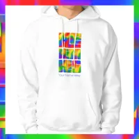 He Him His Pronouns Rainbow Tie Dye  Hoodie