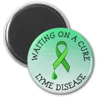 Waiting on a Cure, Lyme Disease Awareness Ribbon Magnet