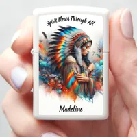 Native Traditional Attire Zippo Lighter