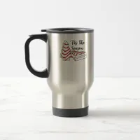 Tis The Season Funny Tree Christmas  Travel Mug