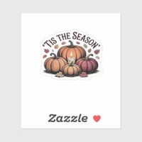 Tis The Season Football Sticker