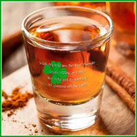 [Irish Friends] St. Patricks Day Toast -  Clear -  Shot Glass