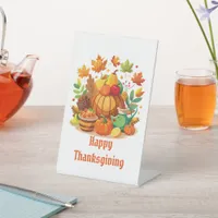 Thanksgiving Pedestal Sign