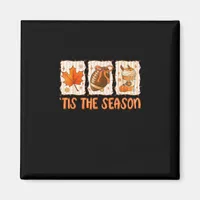 Tis The Season Football Halloween Thanksgiving  Magnet