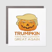 Trumpkin Halloween Funny Classic Car Magnet