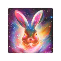 Cosmic Rabbit Metal Print