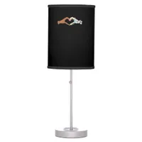 Skeleton Hands Heart Show Clean Graphic Mood Table Lamp