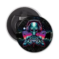 Gaming Alien Extraterrestrial Being Bottle Opener