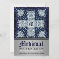 Modern Medieval Theme Party Invitation