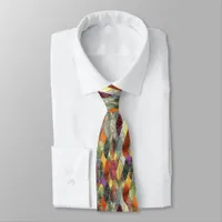 Bold Stained Glass Art Neck Tie