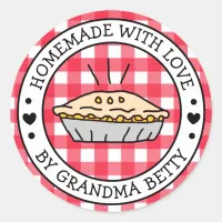 Made with Love, Homemade Apple Pie Gift Labels