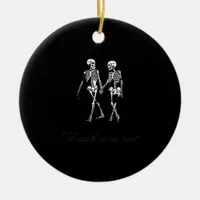 Till Death Do Us Part To The Grave Classic Design Ceramic Ornament