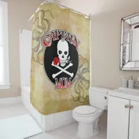 Captain Mom - Embraced by the Deep Shower Curtain