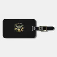 Flowers Goblincore Moth and Butterfly Cottagecore  Luggage Tag