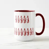 Merry Christmas Santa Claus Font Mug