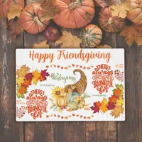 Thanksgiving Friendsgiving Autumn | Placemat