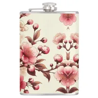 Cherry Blossom Flask