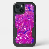 Pink and Purple Marble Swirls   iPhone 13 Case