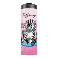 EDS Awareness Ribbon and Zebra Thermal Tumbler