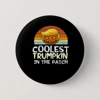 Coolest Trumpkin Patch Button