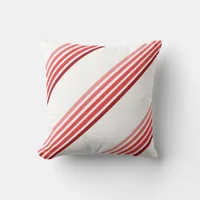 Pillow -Three Groups of Red Lines in Five Shades