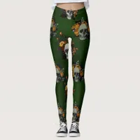 Gothic Skulls Leggings