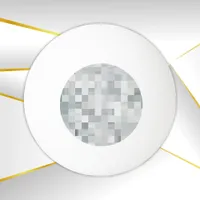 Silver Pixel Art |  Three Star  Ping Pong Ball