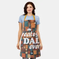 Geometric Greatness: Greatest Dad Ever apron