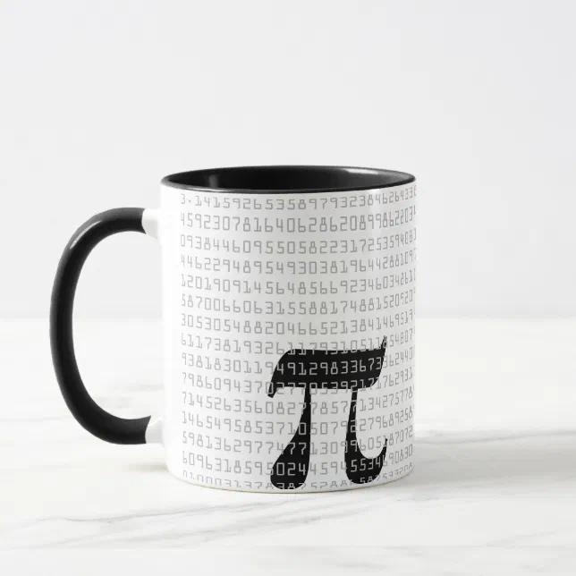 Many Many Digits of Pi Mathematical Constant Mug