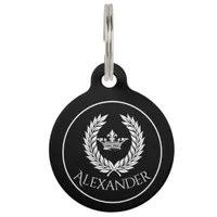 Imperial Round Pet Tag