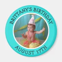 Birthday Reminder Personalized Photo Magnet