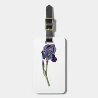 Vintage Iris Luggage Tag