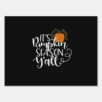 It_s Pumpkin Season Y_all Fitted  Sign