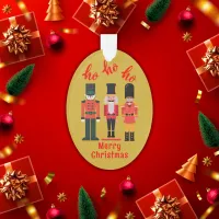 Ho Ho Ho Merry Christmas Nutcrackers | Ornament