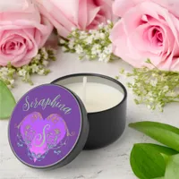 Whimsical Heart Personalized Mini Candle Favors