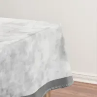 Simple White and Grey Marble | Tablecloth