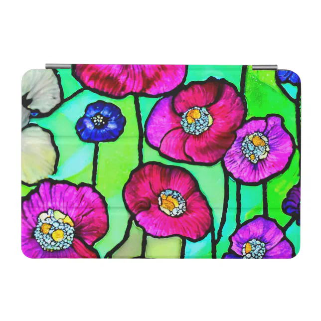 Anemones glass art iPad mini cover